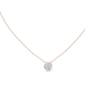 Celeste Round Diamond Solitaire Pendant