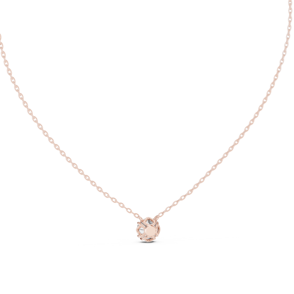 Celeste Round Diamond Solitaire Pendant