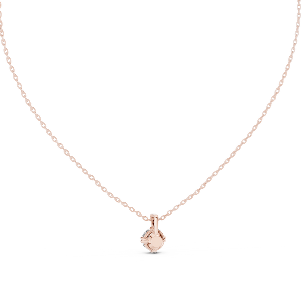 Elara Round Diamond Solitaire Pendant