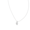 Elara Round Diamond Solitaire Pendant