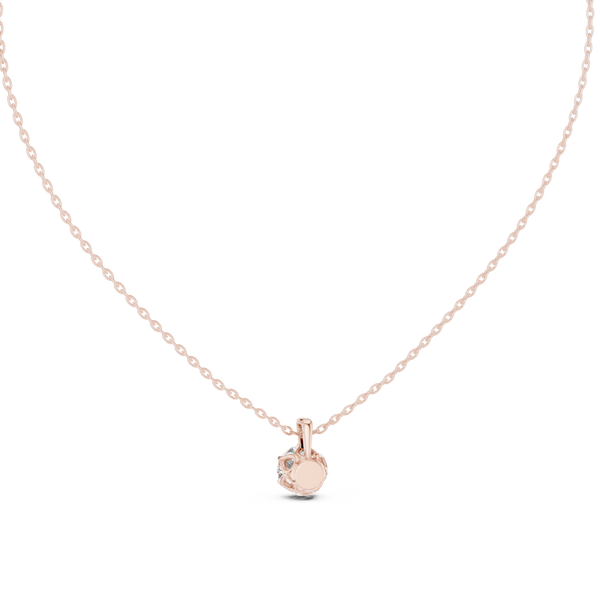 Seren Round Diamond Solitaire Pendant