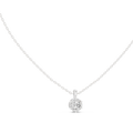 Seren Round Diamond Solitaire Pendant