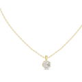 Seren Round Diamond Solitaire Pendant