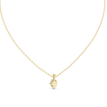 Solenne Oval Diamond Solitaire Pendant