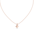 Isolde Princess Cut Diamond Solitaire Pendant