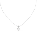 Isolde Princess Cut Diamond Solitaire Pendant