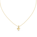Isolde Princess Cut Diamond Solitaire Pendant