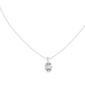 Arielle Oval Diamond Solitaire Pendant