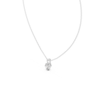 Arielle Oval Diamond Solitaire Pendant