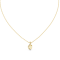 Arielle Oval Diamond Solitaire Pendant