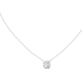Maelle Princess Cut Diamond Solitaire Pendant