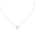 Maelle Princess Cut Diamond Solitaire Pendant