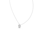 Lunelle Oval Diamond Halo Pendant