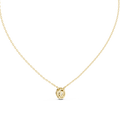 Lunelle Oval Diamond Halo Pendant
