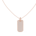 Valora Diamond Pavé Tag Pendant