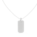 Valora Diamond Pavé Tag Pendant