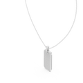 Valora Diamond Pavé Tag Pendant
