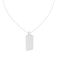 Valora Diamond Pavé Tag Pendant