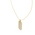 Valora Diamond Pavé Tag Pendant