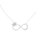 Avelisse Diamond Butterfly Infinity Pendant