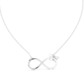 Avelisse Diamond Butterfly Infinity Pendant