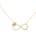 Avelisse Diamond Butterfly Infinity Pendant