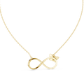 Avelisse Diamond Butterfly Infinity Pendant