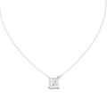 Avenor Princess Cut Diamond Solitaire Pendant