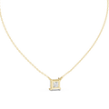 Avenor Princess Cut Diamond Solitaire Pendant