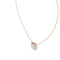 Elara Emerald Cut Diamond Pendant