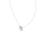 Elara Emerald Cut Diamond Pendant