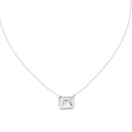 Elara Emerald Cut Diamond Pendant