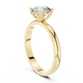 Seraphina Round Brilliant Diamond Heart Gallery Solitaire Ring