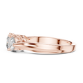 Seraphina Princess & Heart Diamond Three-Stone Ring