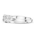Seraphina Princess & Heart Diamond Three-Stone Ring