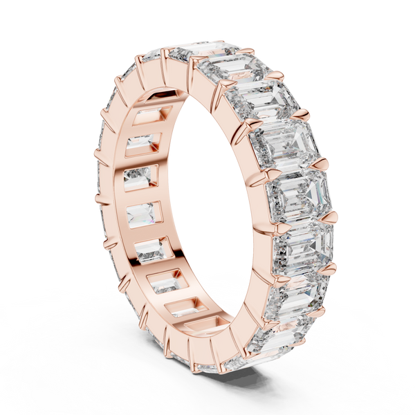 Élysienne Emerald-Cut Diamond Eternity Ring