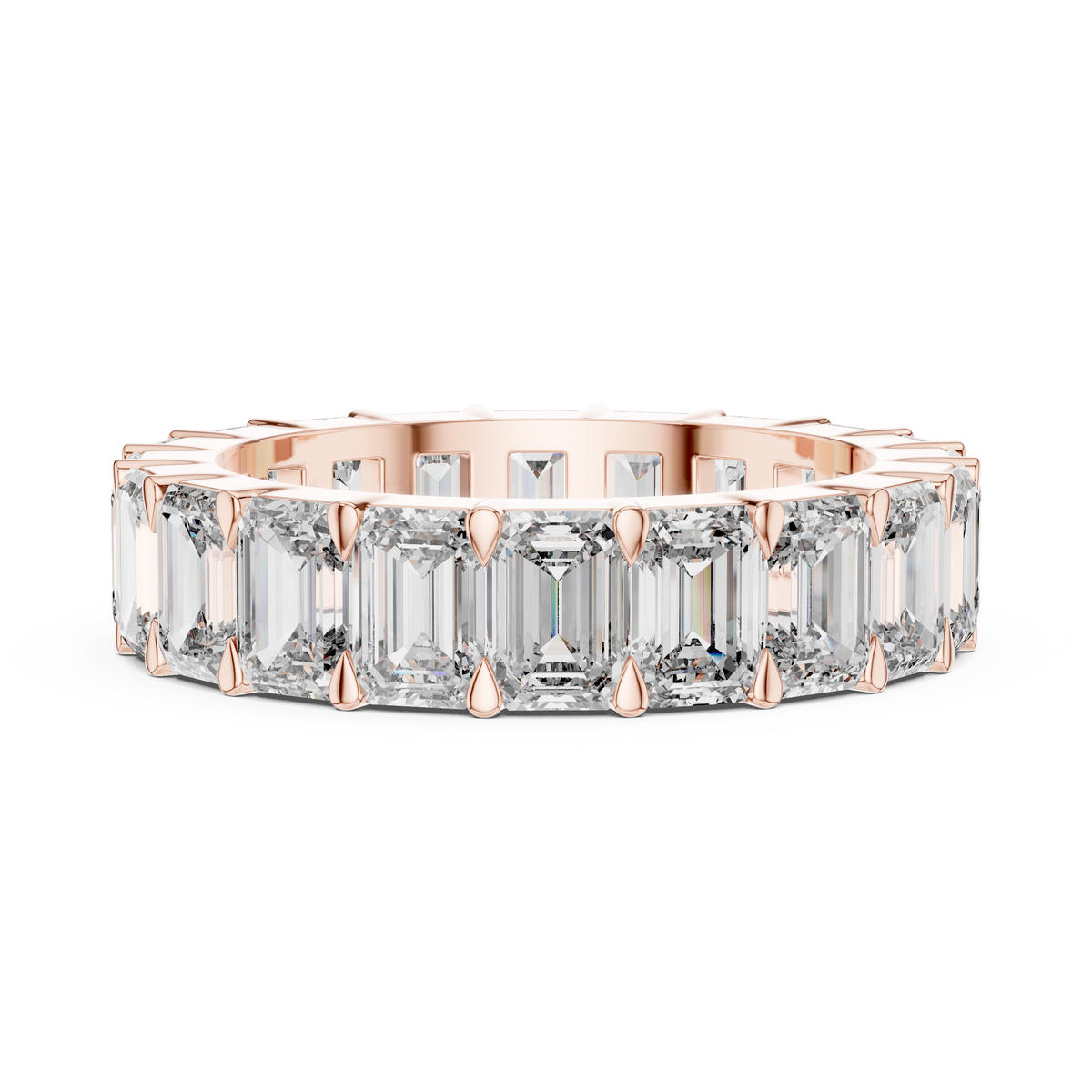 Élysienne Emerald-Cut Diamond Eternity Ring