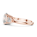 Elara Round Diamond Three-Stone Ring