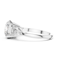 Elara Round Diamond Three-Stone Ring