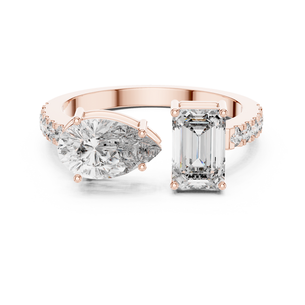 Éclat Duo Diamond Ring