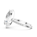Seraphine Pear Diamond Halo Ring