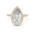 Seraphine Pear Diamond Halo Ring