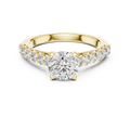 Elara Round Diamond Shoulder Ring