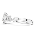 Celestia Round Diamond Hidden Halo Solitaire Ring