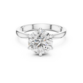 Celestia Round Diamond Hidden Halo Solitaire Ring