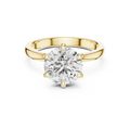 Celestia Round Diamond Hidden Halo Solitaire Ring