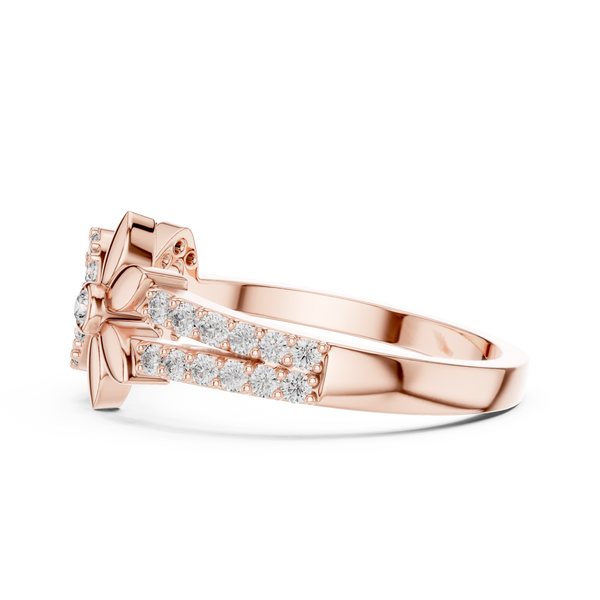 Elowen Diamond Floral Ring
