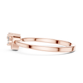 Amorette Three Diamond Heart Ring