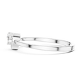 Amorette Three Diamond Heart Ring
