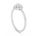 Fleuria Diamond Flower Ring